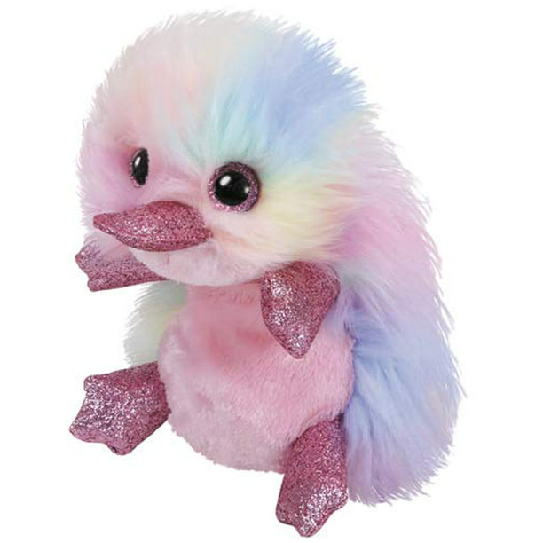 Ty 2 Beanie Boos Flamingo Plush Dainty and Asha With Glitter Eyes 6 in for sale online